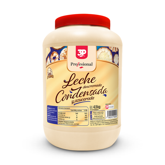 Leche Descremada Condensada y Azucarada 4,5Kg (Galón de 4,5Kg)